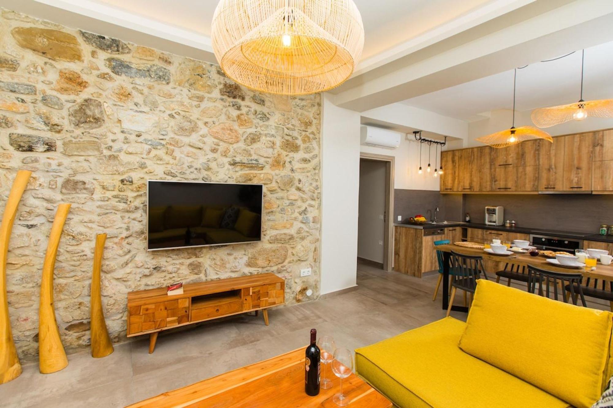 Ekaterini Luxury House Villa Lefkogeia ภายนอก รูปภาพ