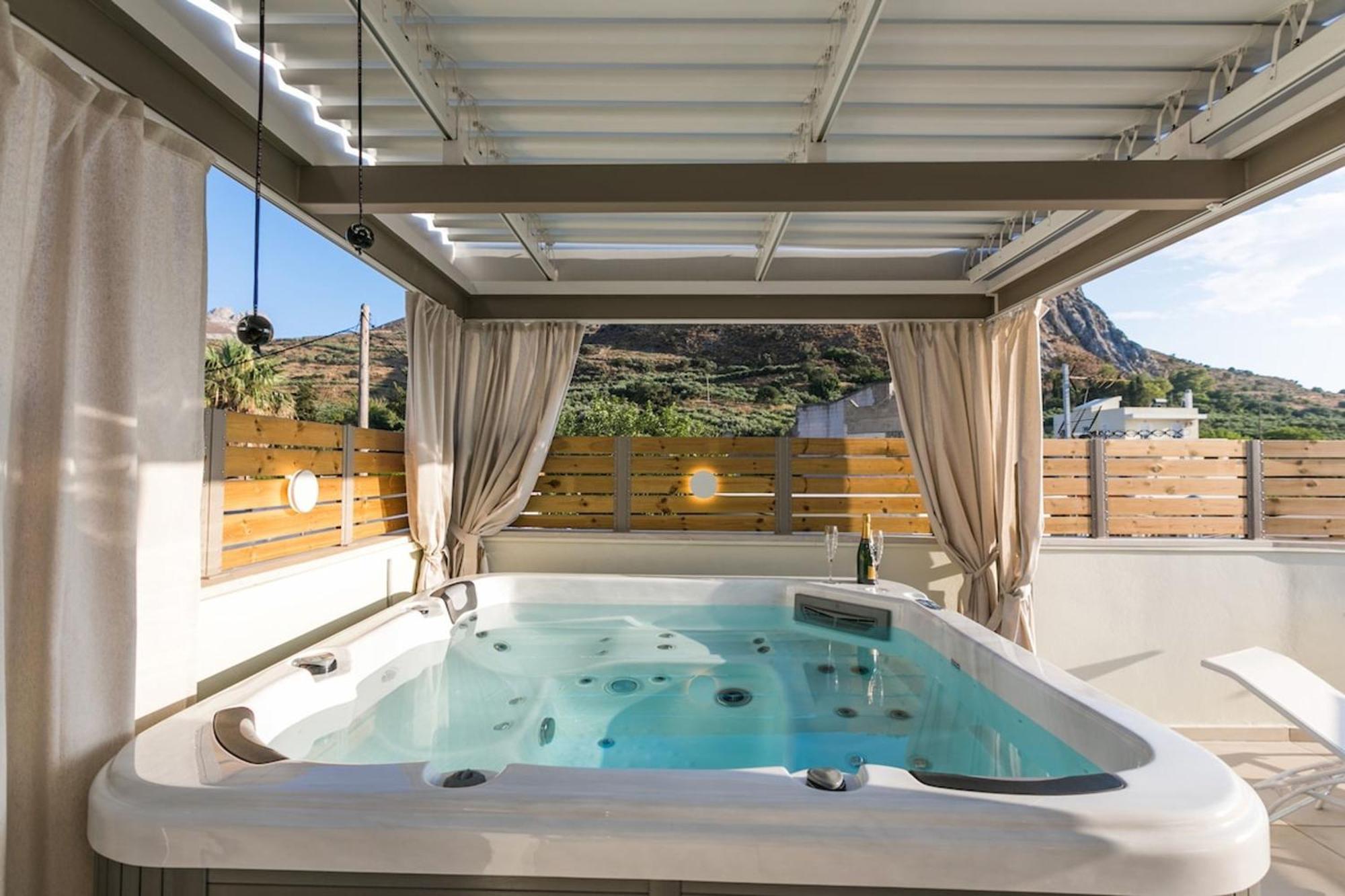 Ekaterini Luxury House Villa Lefkogeia ภายนอก รูปภาพ